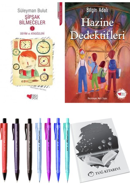 Hazine Dedektifleri ve Şipşak Bilmeceler 2 2'li Set + Hediyeli