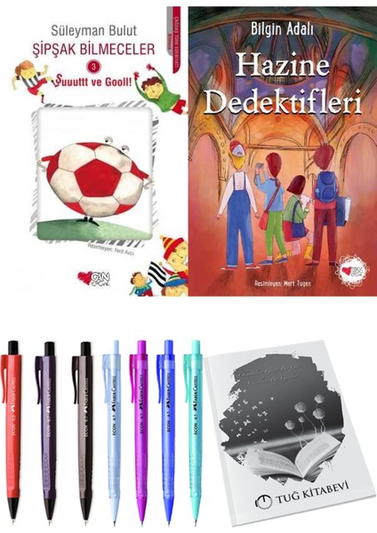 Hazine Dedektifleri ve Şipşak Bilmeceler 3 2'li Set + Hediyeli