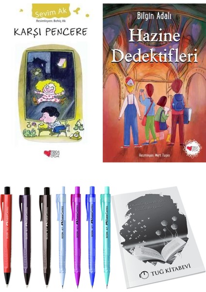 Hazine Dedektifleri ve Karşı Pencere 2'li Set + Hediyeli