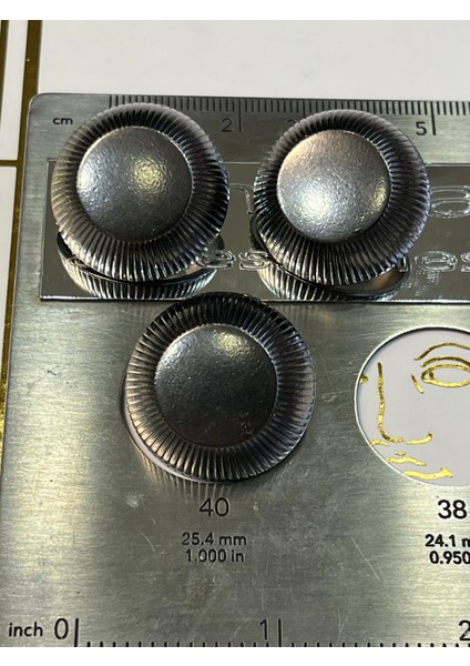 Siyah Büyük Boy Alttan Ayaklı 6lı Kaban Düğme Seti fırsatları