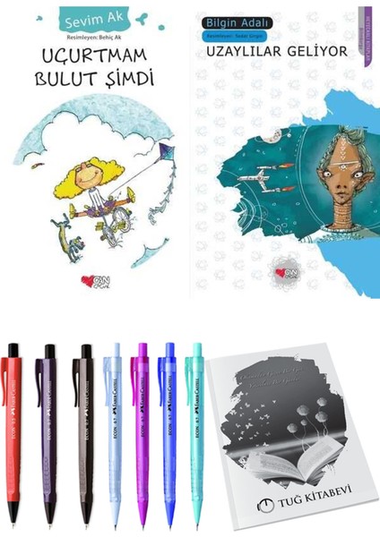 Uzaylılar Geliyor ve Uçurtmam Bulut Şimdi 2'li Set + Hediyeli
