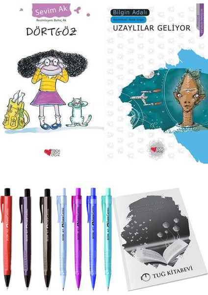 Uzaylılar Geliyor ve Dörtgöz 2'li Set + Hediyeli