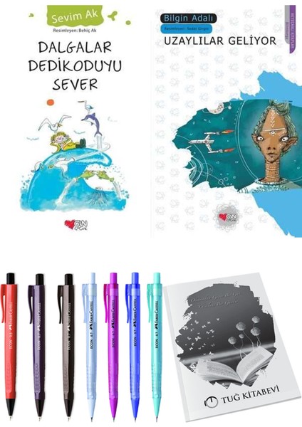 Uzaylılar Geliyor ve Dalgalar Dedikoduyu Sever 2'li Set + Hediyeli