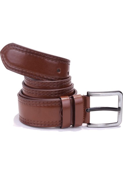 DMK26-455 Taba 4.5 cm Suni Deri Erkek Kemer fiyatları