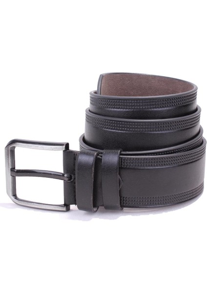 DMK26-453 Siyah 4.5 cm Suni Deri Erkek Kemer modelleri