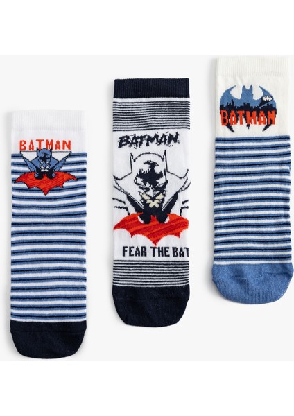 3'Lü Batman Baskılı Çorap Seti Lisanslı fiyatları