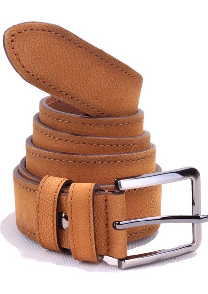 DMK26-464DG Taba 4 cm Hakiki Deri Erkek Kemer