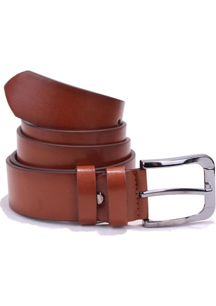 DMK26-355 Taba 4 cm Suni Deri Erkek Kemer fiyatları