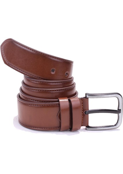 DMK26-460 Kahve 4.5 cm Suni Deri Erkek Kemer fırsatları