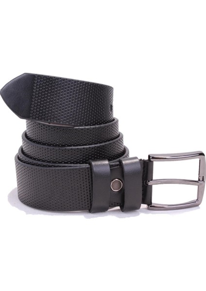 DMK26-352 Siyah 4 cm Suni Deri Erkek Kemer fiyatları