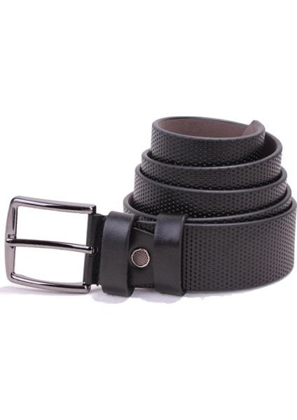 DMK26-352 Siyah 4 cm Suni Deri Erkek Kemer modelleri