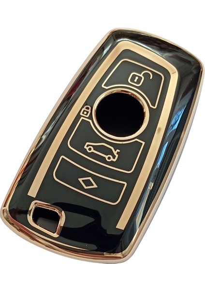 Bmw F Serisi Cas4 Smart Anahtar Kumanda Kılıfı Oto Anahtarlık Siyah Gold fiyatları