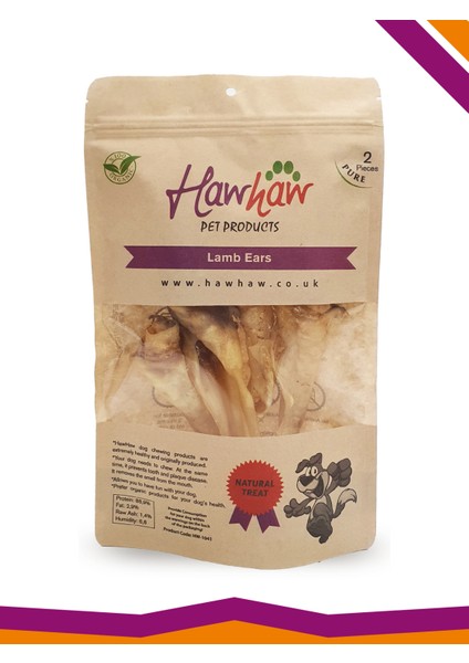 Kuzu Kulak %100 Naturel Köpek Ödül Maması 100 Gr.