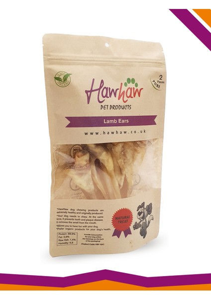 Kuzu Kulak %100 Naturel Köpek Ödül Maması 100 Gr.