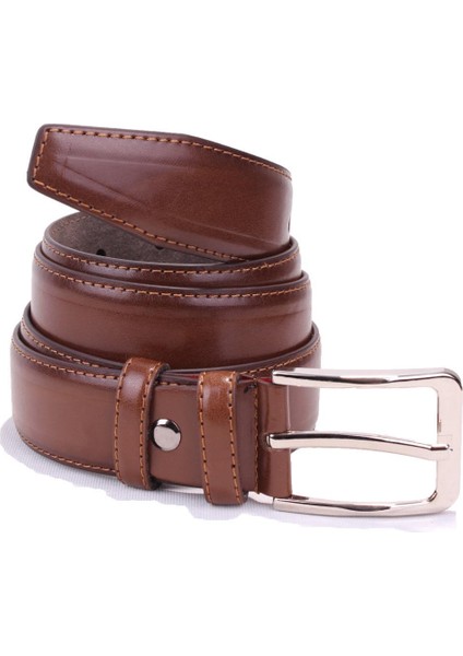 DMK26-301 Taba 3,5 cm Suni Deri Erkek Kemer fiyatları