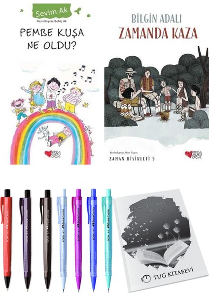 Zamanda Bisikleti 3 Zamanda Kaza ve Pembe Kuşa Ne Oldu? 2'li Set + Hediyeli