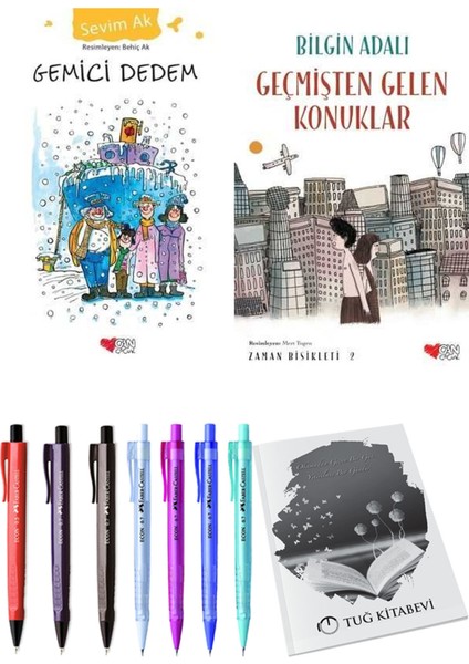 Zaman Bisikleti 2 Geçmişten Gelen Konuklar ve Gemici Dedem 2'li Set + Hediyeli