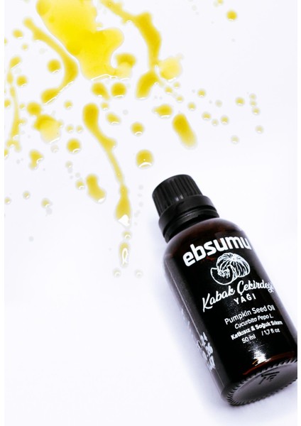 Kabak Çekirdeği Yağı 50 ml - Cilt ve Vücut Bakımı İçin Doğal Destek