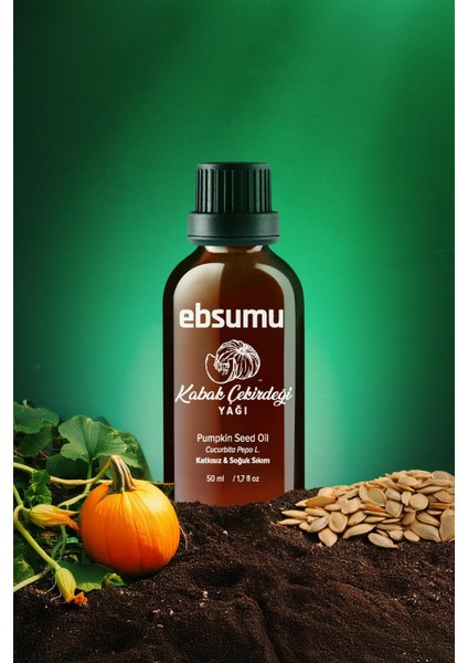 Kabak Çekirdeği Yağı 50 ml - Cilt ve Vücut Bakımı İçin Doğal Destek