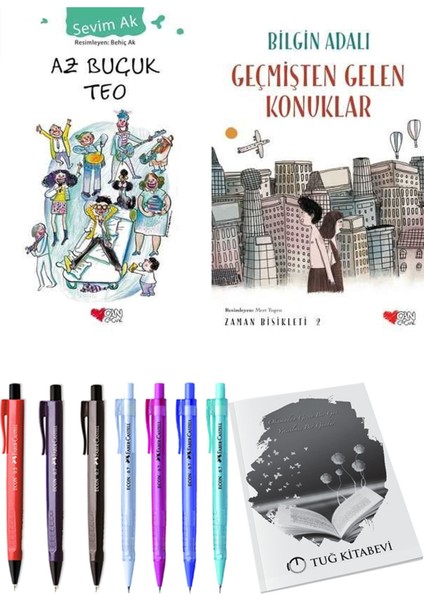 Zaman Bisikleti 2 Geçmişten Gelen Konuklar ve Az Buçuk Teo 2'li Set + Hediyeli