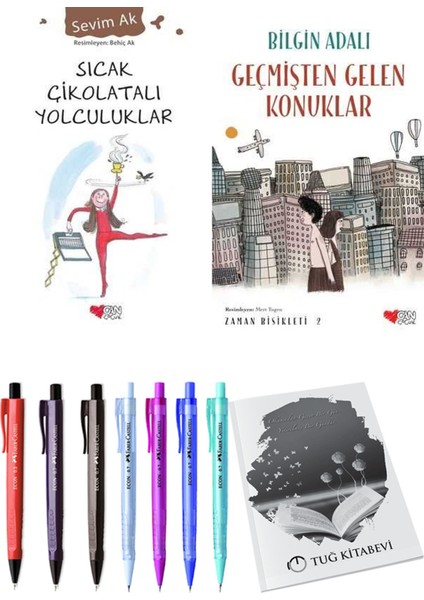 Zaman Bisikleti 2 Geçmişten Gelen Konuklar ve Sıcak Çikolatalı Yolculuklar 2'li Set + Hediyeli