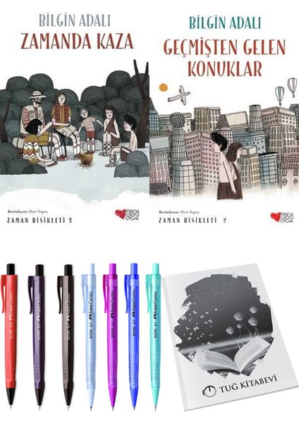 Zaman Bisikleti 2 Geçmişten Gelen Konuklar ve Zamanda Bisikleti 3 Zamanda Kaza 2'li Set + Hediyeli