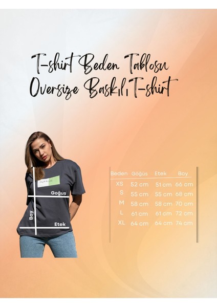 Kadın Oversize Fit Bisiklet Yaka Baskılı Kısa Kollu T-Shirt indirimleri
