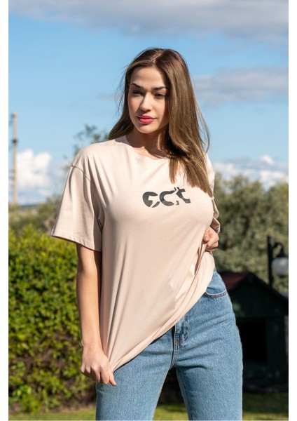 Baskılı Tişört Oversize / Geniş Kesim Unisex Model
