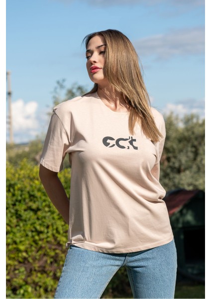 Baskılı Tişört Oversize / Geniş Kesim Unisex Model