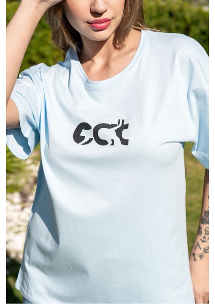Baskılı Tişört Oversize / Geniş Kesim Unisex Model