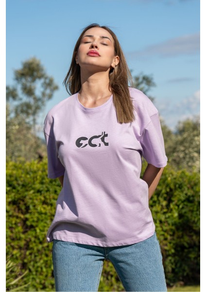 Baskılı Tişört Oversize / Geniş Kesim Unisex Model