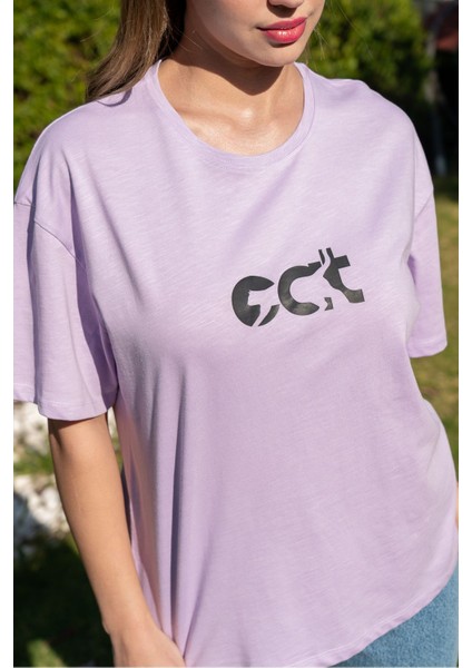 Baskılı Tişört Oversize / Geniş Kesim Unisex Model