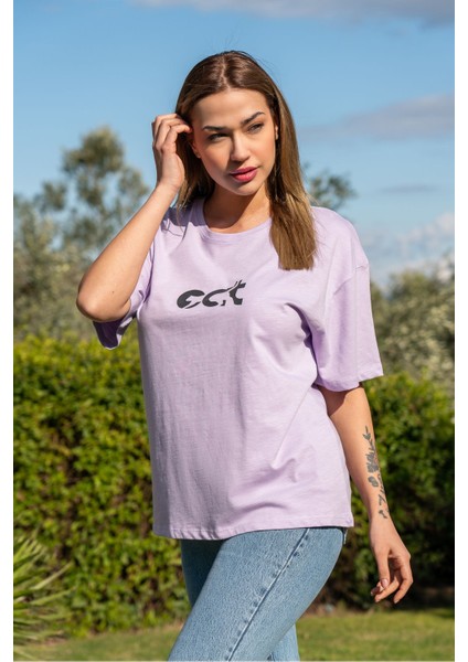 Baskılı Tişört Oversize / Geniş Kesim Unisex Model