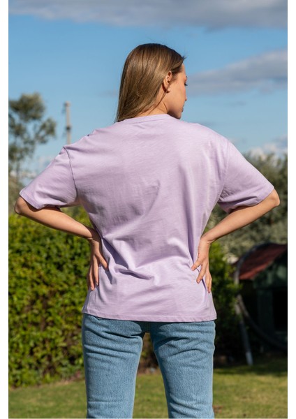 Baskılı Tişört Oversize / Geniş Kesim Unisex Model