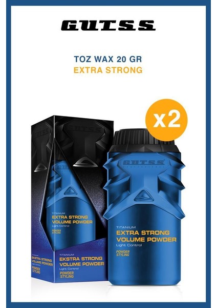 Şekillendirici Extra Güçlü Toz Wax 20GR X2