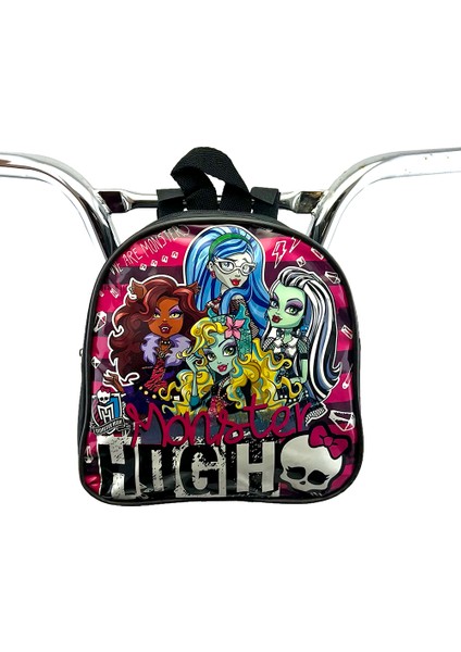 Monster High Çocuk Bisikleti Gidon/sırt Çantası - Pembe