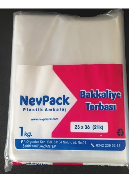 Bakkaliye Torbası 23X36 (2lik)