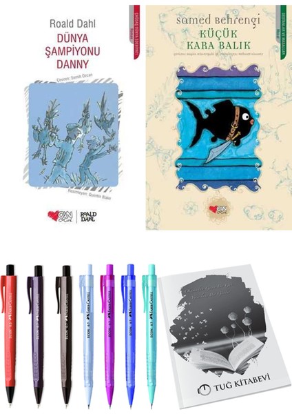 Küçük Kara Balık ve Dünya Şampiyonu Danny 2'li Set + Hediyeli