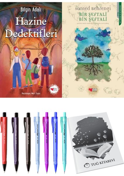 Bir Şeftali Bin Şeftali ve Hazine Dedektifleri 2'li Set + Hediyeli