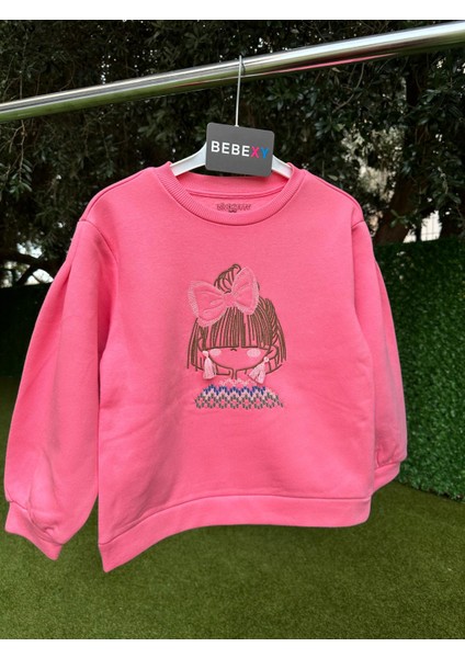 Kız Figürlü Sweatshirt