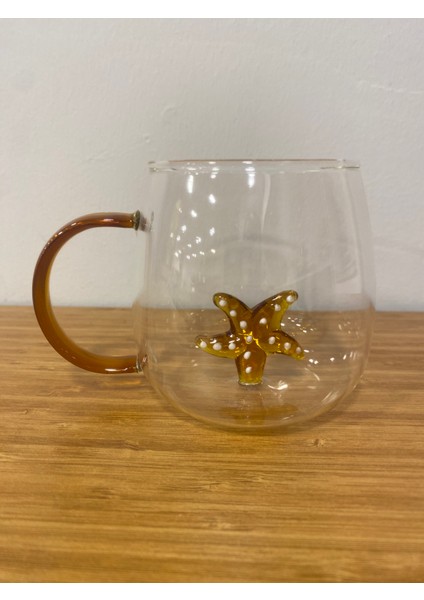 Kupa Cam Bardak Içi Cam Figürlü Deniz Yıldızı fiyatları