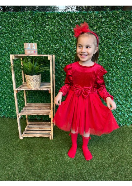 Tüllü Kurdeleli Elbise fiyatları