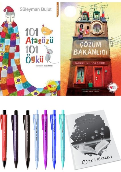 Çözüm Bakanlığı ve 101 Atasözü 101 Öykü Süleyman Bulut 2'li Set + Hediyeli
