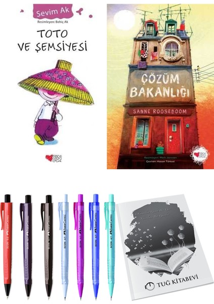 Çözüm Bakanlığı ve Toto ve Şemsiyesi 2'li Set + Hediyeli