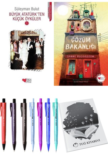 Çözüm Bakanlığı ve Büyük Atatürk'ten Küçük Öyküler 3 2'li Set + Hediyeli