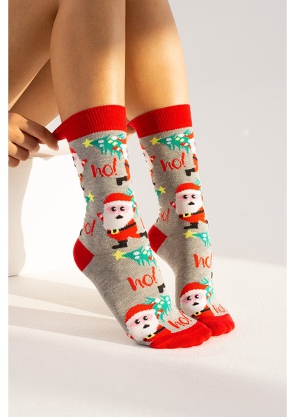 Yılbaşı Çorap Hediye Kutulu Gri fiyatları