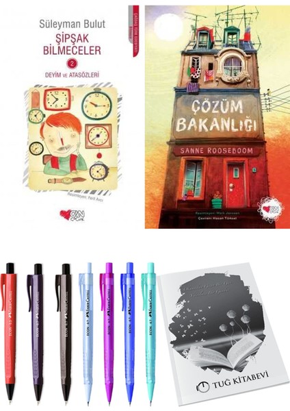 Çözüm Bakanlığı ve Şipşak Bilmeceler 2 2'li Set + Hediyeli