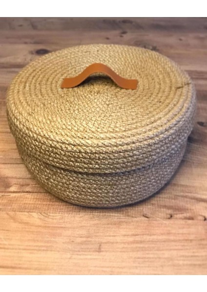 Hasır Sepet, Jüt Sepet, %100 Doğal Hasır Sepet, Çok Amaçlı Dekoratif Hasır Sepet, Organizer modelleri