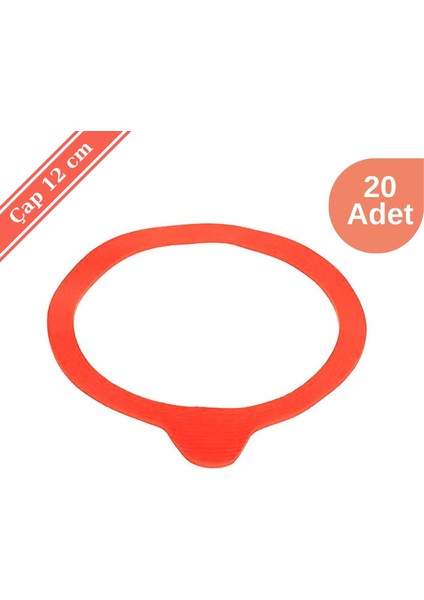 Kavanoz Çap 120 Plastik Kavanoz Contası - 20 Adet