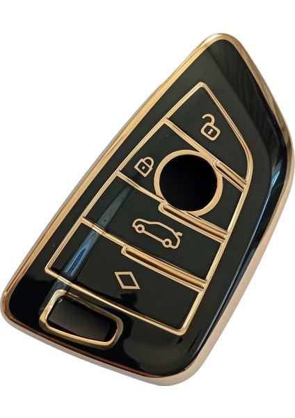 Bmw F G Serisi Fem Smart Anahtar Kumanda Kılıfı Oto Anahtarlık Siyah Gold fiyatları